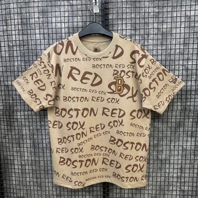Áo Thun New Era Boston Red Sox Multi Text Nâu*13225586*