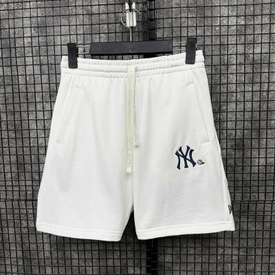 Quần Short NY Yankees Logo Thêu Bóng Chày Đen *14529352*