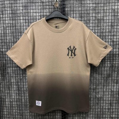 Áo Thun New Era New York Yankees Nâu Logo Đen *14529357*