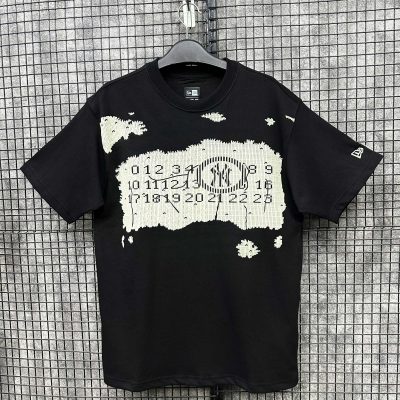 Áo Thun Yankees Logo Đen Giả Thêu Nâu *15655589 *