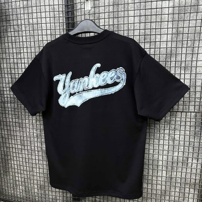 Áo Thun New Era New York Yankees Đen Logo Jeans Mono Xanh *17784546*