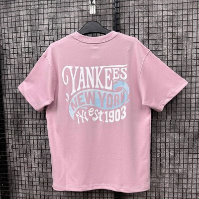 Áo Thun New Era New York Yankees Hồng Chữ Trắng Xanh *12354883*