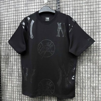 Áo Thun New Era New York Yankees Logo Chìm Đen *13334576*
