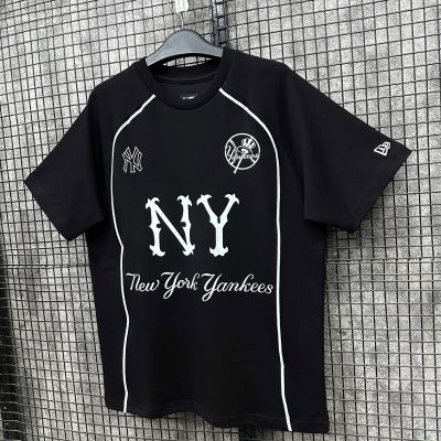 Áo Jersey New Era New York Yankees Đen Viền Trắng *12354878*