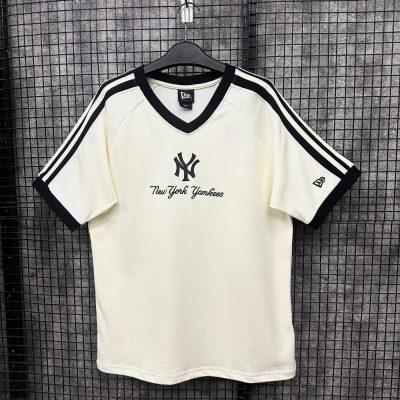 Áo Thun New Era New York Yankees Kem Sọc Vai Xám *16584522*
