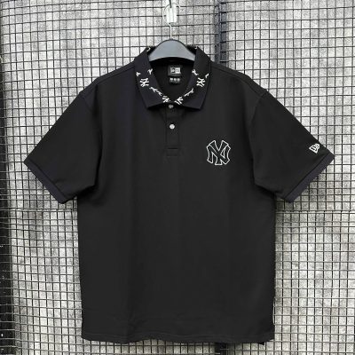 Áo Polo New Era New York Yankees Đen Cổ Monogram *13554589*
