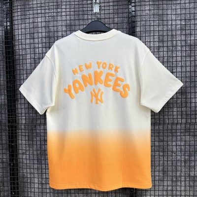 Áo Thun  New Era New York Yankees Trắng Cam Phồng Cam *13535464*
