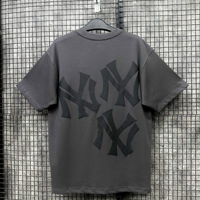 Áo Thun  New Era New York Yankees Xám Triple Logo Đen *14422488*