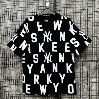 Áo Thun New Era New York Yankees Đen Multi Text Trắng *12225659*