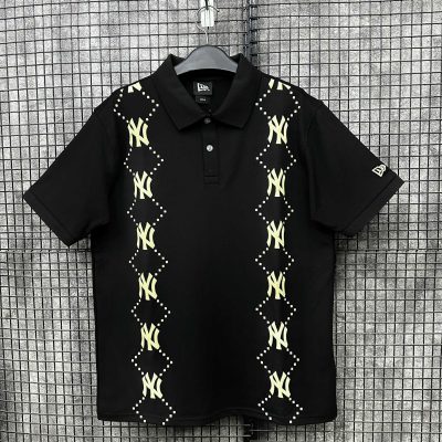 Áo Polo New Era New York Yankees Đen Chữ 2 Bên *12323256*