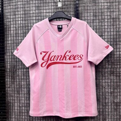 Áo Jersey New Era New York Yankees Hồng Sọc *14447854*
