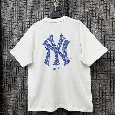 Áo Thun New Era New York Yankees Trắng Logo Xanh *14529256*