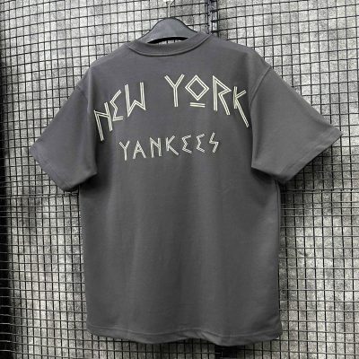 Áo Thun New Era New York Yankees Xám Số La Mã Be *15556549*
