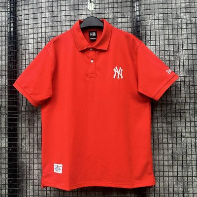 Áo Polo New Era New York Yankees Đỏ Logo Thêu *13447788*