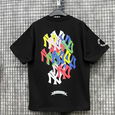 Áo Thun New Era New York Yankees Logo Multi Color Đen*14458875*