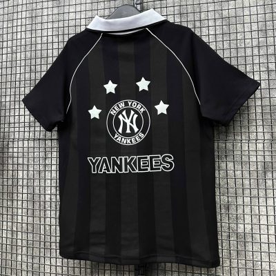 Áo Polo New Era New York Yankees Sọc Đen Xám *18978563*