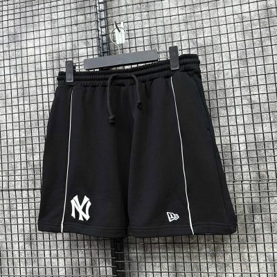 Quần Short New Era New York Yankees Logo Trắng Viền Hông *18978565*