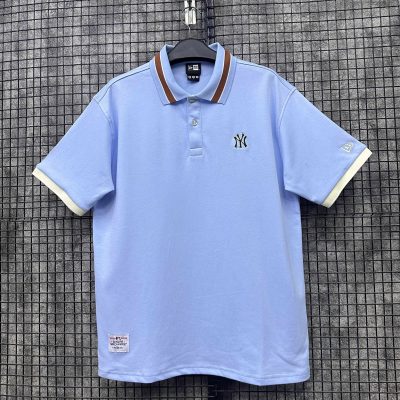 Áo Polo New Era New York Yankees Xanh Viền Cổ Nâu *16554422*