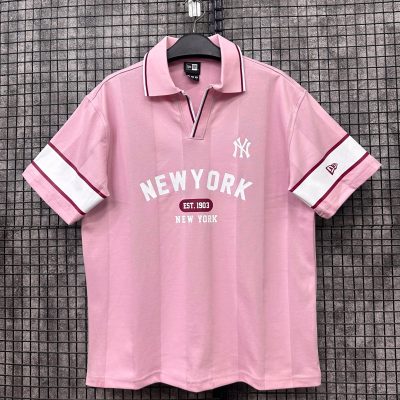 Áo Polo New Era New York Yankees Hồng Sọc 03 *12221414*