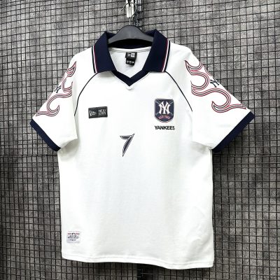 Áo Polo New Era New York Yankees Trắng Japan *14257855*