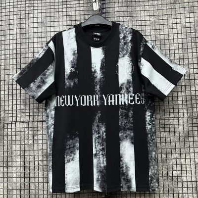 Áo Thun New EraNew York Yankees Đen Sọc Trắng Wax *13556529*