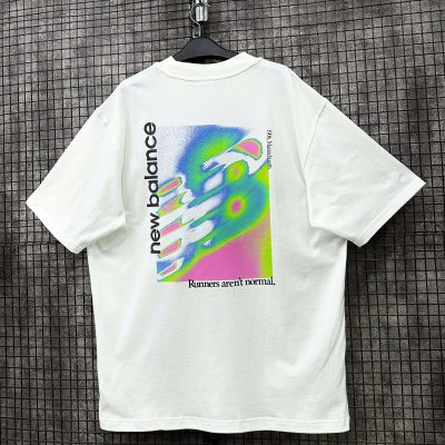 Áo Thun New Balance Đen Oil Slick Trắng *MT61V4ZG WHT*