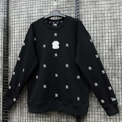 Áo Sweater New Era New York Yankees Multi Logo Thêu Đen *15444795*