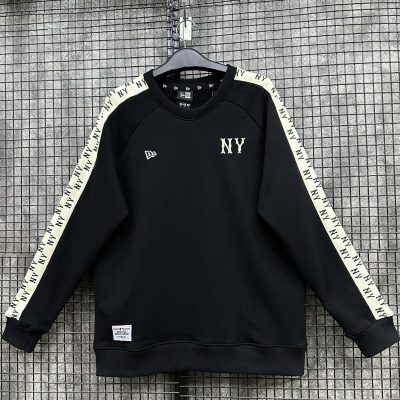 Áo Sweater New Era New York Yankees Đen Viền Monogram Trắng *15444788*