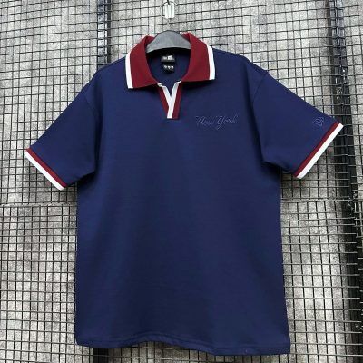 Áo Polo New Era New York Yankees Xanh Navy Rêu Cổ Đỏ*12245547*