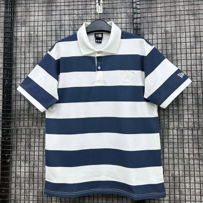 Áo Polo New Era New York Yankees Trắng Sọc Xanh *18745488*