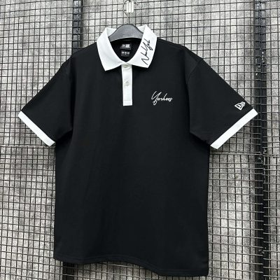 Áo Polo New Era New York Yankees Đen Cổ Trắng Chữ *17888542*