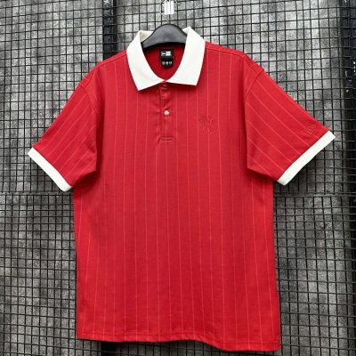 Áo Polo New Era New York Yankees Đỏ Sọc Chìm *15544492*