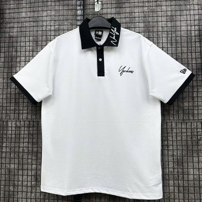 Áo Polo New Era New York Yankees Trắng Cổ Đen Chữ *17888543*