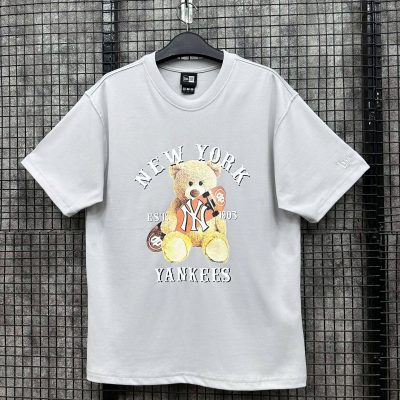 Áo Thun New Era New York Yankees Xám Gấu Mono *15878972*