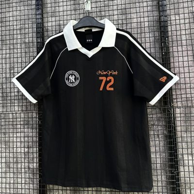 Áo Polo Jersey New Era New York Yankees Đen Cam *16599861*